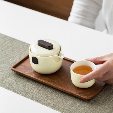 Natural Wooden Tray - Rectangular Plate - Casatrail.com